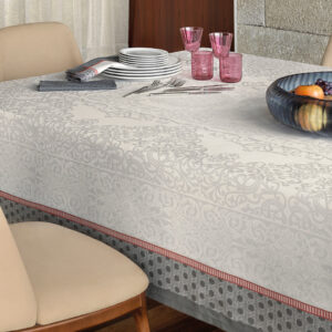 Toalha mesa em Jacquard Linho/Algodão Victorian